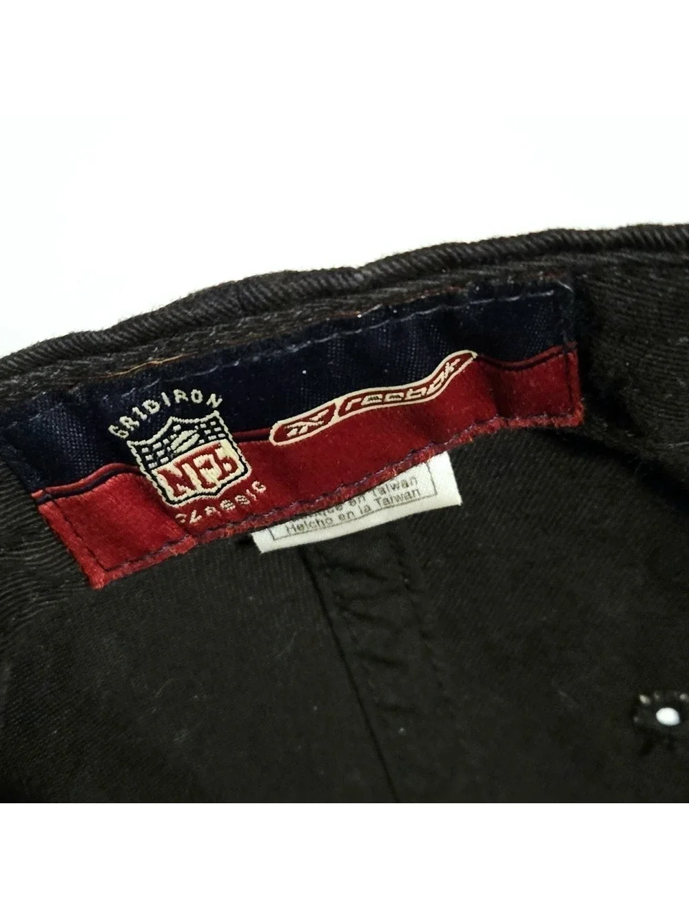 NFL Property Of Raiders Football Reebok Classic Gridiron Black Baseball Hat